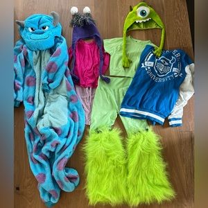 Family Monsters Inc Costume Bundle